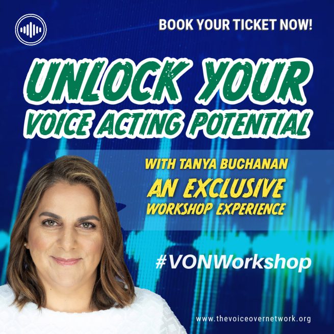 Unlock Your Voice Acting Potential with Tanya Buchanan: An Exclusive Workshop Experience