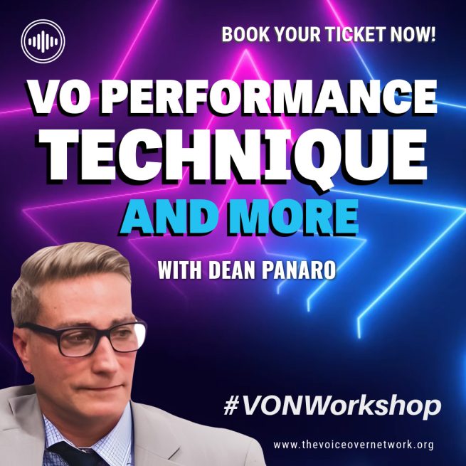 VO Performance Technique and more with Dean Panaro